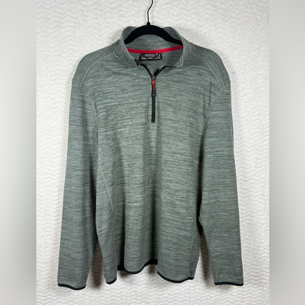 Avalanche Gray Long Sleeve Outdoor Pullover. Size medium.